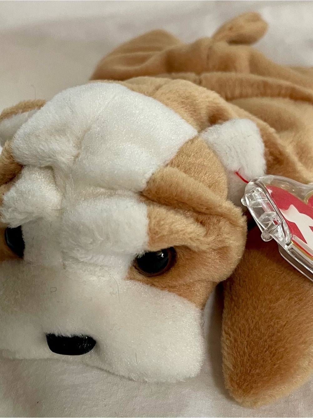 Vintage 1996 Ty Beanie Baby "Wrinkles" the Bulldog – Retired Original Plush
